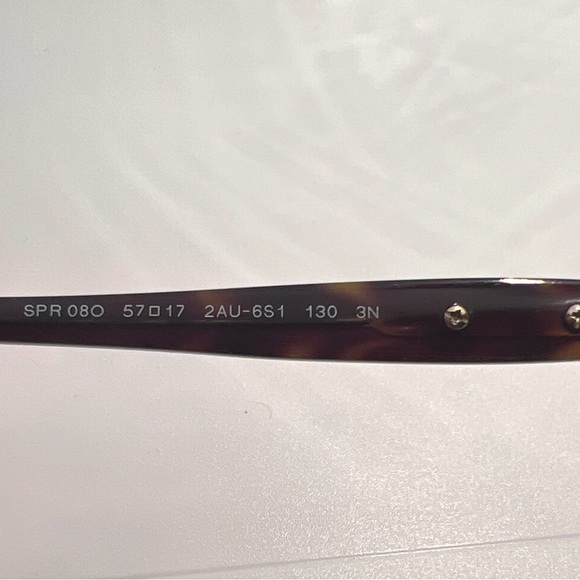 Prada SPR 08O SUNGLASSES  Havana Brown gradient, 57[] 17 BP39418749 Italy 2AU-6 - Picture 4 of 13